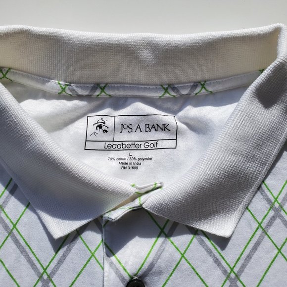 Joseph A. Banks Leadbetter Golf Polo Size L - Picture 6 of 7